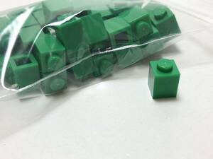 【新品未使用】レゴ　LEGO　ブロック　1x1 グリーン　緑　50個　１×１