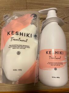 KESHIKI(ケシキ) トリートメント480g 詰め替え用 420g 2個セット 値下げ