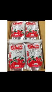 秋田産 無添加 りんごジュース 果汁100% のむりんご 6箱(120袋入り) 送料込み 新鮮パウチパック まとめて超激安価格!