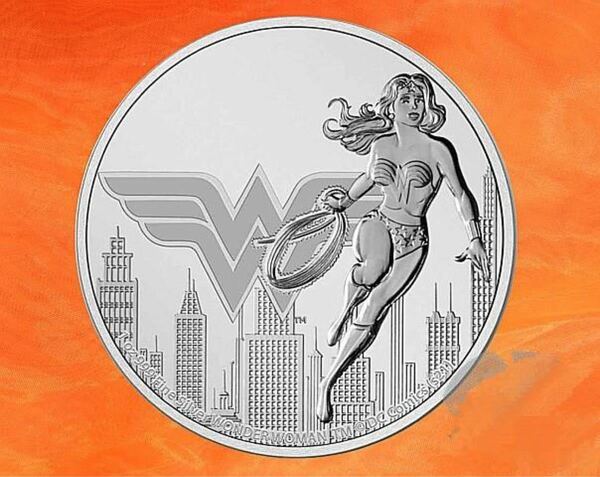 超最新作　2021 WONDER WOMAN　1オンス銀貨　在庫1枚のみ！