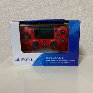 ワイヤレスコントローラー (DUALSHOCK 4) マグマ・レッド (CUH-ZCT2J11)