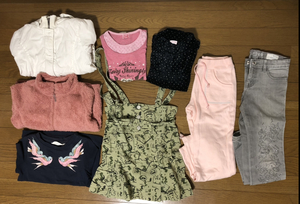  origin .. girl .! 130 size jacket * long sleeve * sweatshirt * skirt * pants etc. 8 point set 