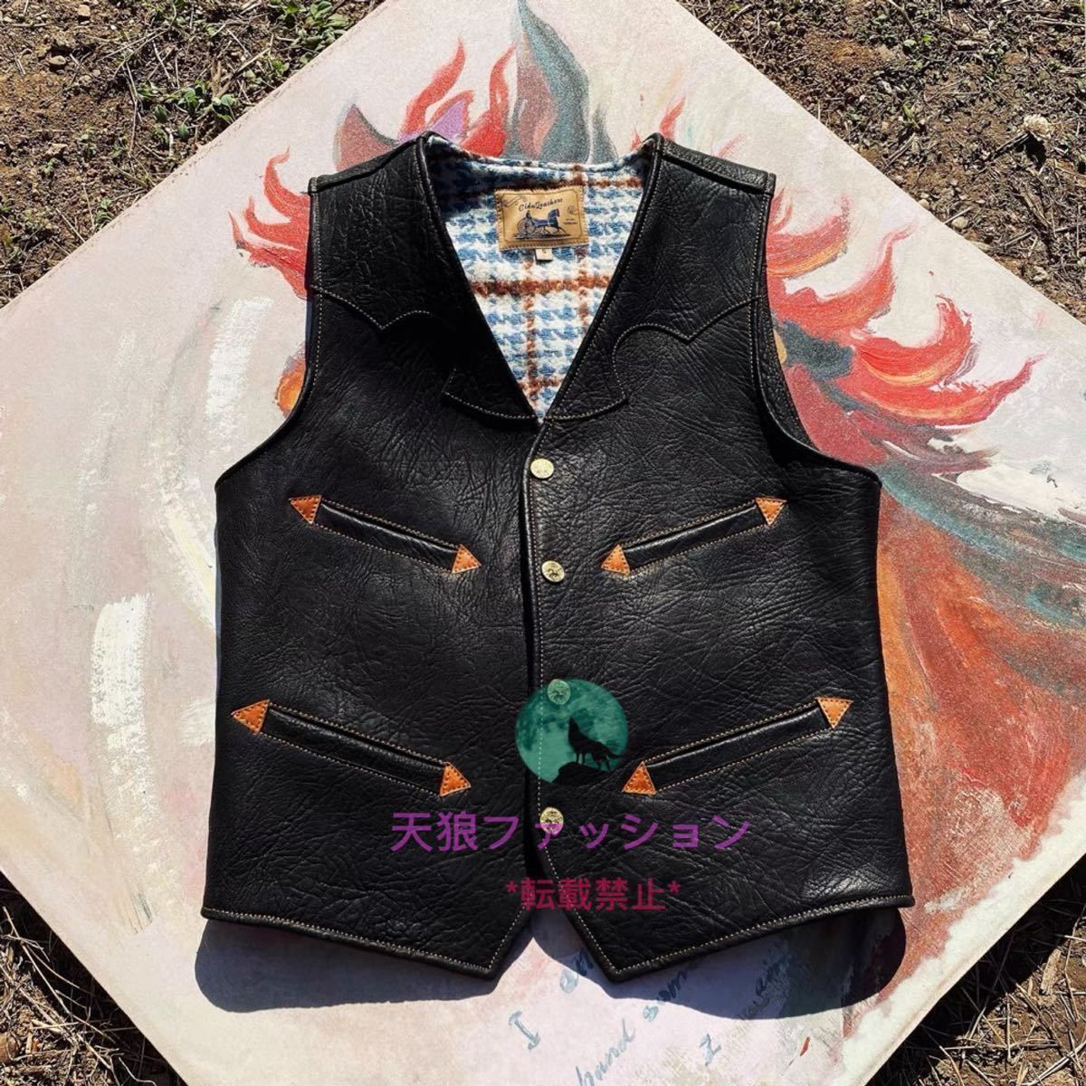 ヤフオク! -レザーベスト ヴィンテージ(Lサイズ)の中古品・新品・古着一覧