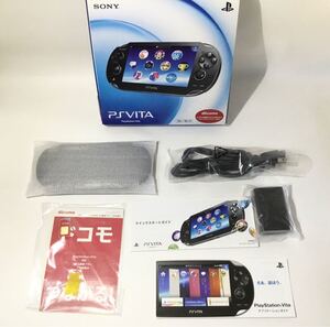 PlayStation Vita 3G/Wi‐Fiモデル クリスタル・ブラック (初回限定版) (PCH-1100 AA01)