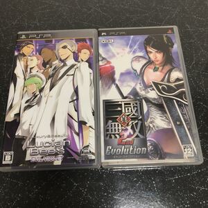 【ジャンク】真三國無双 2nd Evolutionとルシアンビーツ PSPまとめ売り 【2604】