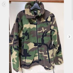 ザノースフェイス カモフラフリースジャケット