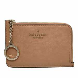  Kate Spade card-case lady's WLR00595-911 leather da-si- medium L character Zip card holder coin case outlet 