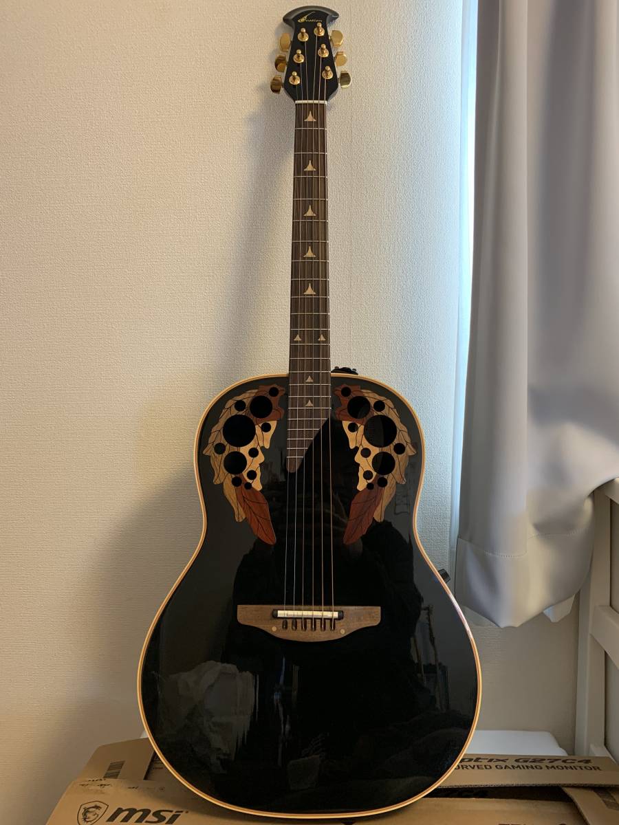 高い品質 管理OV-5 古いオベーションギター エレアコ ※ハードケース付 