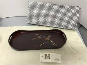 レトロ　Retro　美術　漆器　lacquerware　工芸品　Craft　盆　tray　お盆　Obon