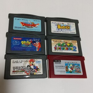 GBA ゲームボーイアドバンス ソフト6つ