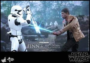 * unopened new goods / hot toys HOT TOYS Star Wars [ fins & First order Stormtrooper la Io to control version 2 body set ]