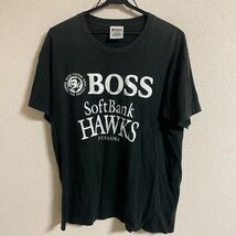 Tシャツ BOSS SOFTBANK HAWKS ソフトバンクホークス L_画像1