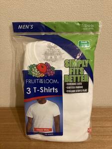 FRUIT OF THE LOOM 2727 Short Sleeve White Crew Neck T-Shirts 3Pack unused fruit ob The room 3 sheets set pack crew neck T-shirt 