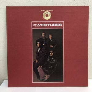 LPレコード 「THE VENTURES(ザ・ベンチャーズ)：ゴールデンディスク Vol.3」 2枚組 33 1/3回転 LIBERTYレコード レトロ 中古