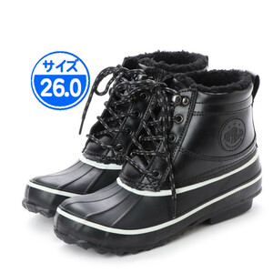 [ new goods unused ] protection against cold boots boa men's black 26.0cm black JW217