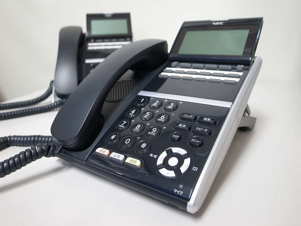 □NEC Aspire UX 12ボタン多機能電話機 【DTZ-12D-2D(WH)TEL】 2台 (18)□-