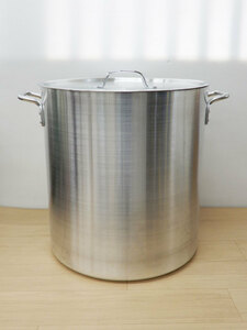 ◆アルミ寸胴鍋 直径40cm 高さ43cm 持ち手付き ずんどう鍋 業務用 厨房機器 調理器具