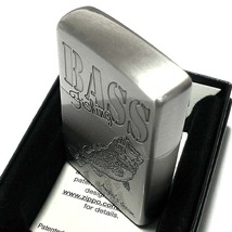 ZIPPO 釣道 ブラックバス ジッポ ライター 釣り 魚 古美加工 シルバー かっこいい 彫刻 おしゃれ メンズ ギフト プレゼント_画像5