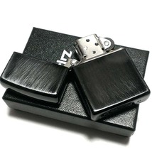 ZIPPO ライター ブラック ユーズドペインティング ジッポ かっこいい 黒 Used仕上げ おしゃれ メンズ シンプル ギフト プレゼント_画像4