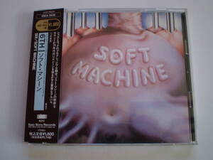 中古CD　ソフト・マシーン　6TH　Soft Machine　SIX　帯付き　