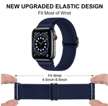 29-35 Apple watch レザーストラップ リジナルマグネットバックル3 5 4 6 se 7 42/44mm 45mm_画像1