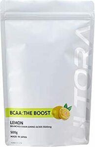 500グラム (x 1) BCAA ザ・ブースト レモン風味 500g 国産 ULTORA ウルトラ