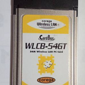 通電確認 送料無料 corega PCカード 無線LAN WLCB54GT corega 54Mpbs Wireless LAN