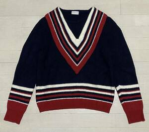 国内品 16aw MONCLER MOGLIONE TRICOT GIROCOLLO モンクレール クルーネック ワッペン付き ニット セーター M