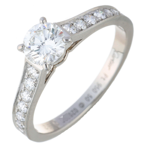 ［銀座店］CARTIER カルティエ ソリテール 1895 ハーフ 0.52ct ダイヤモンド #50 リング・指輪 Pt950プラチナ ホワイト DH64074