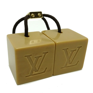 ［飯能本店］LOUIS VUITTON LV ルイ・ヴィトン ヘアキューブ その他小物 プラスチック/ゴム ベージュ/ブラウン レディース DH63635