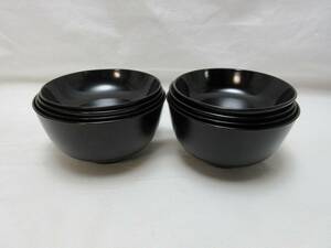 311308 【 懐石道具 四つ碗 応量器 2客セット 木製漆器 箱無 】 検) 茶懐石 茶道具 吸い物椀 雑煮椀 汁椀 雑煮椀 小丸椀 和食器 ⅱ