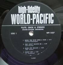 ◆ BUD SHANK - BOB COOPER / Flute, Oboe & Strings ◆ World Pacific WP-1827 (black) ◆_画像3