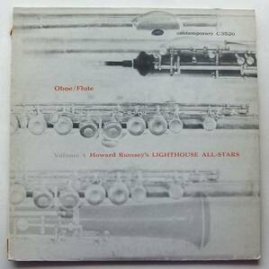 ◆ HOWARD RUMSEY ' s Lighthouse All-Stars / Oboe / Flute ◆ ContemporaryC3520 (yellow:dg) ◆
