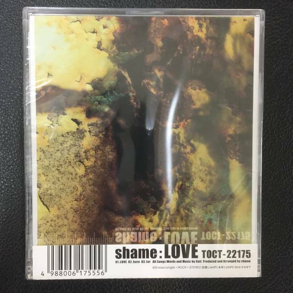 新品未開封CD☆shame　LOVE.,（2001/09/07）/TOCT22175..