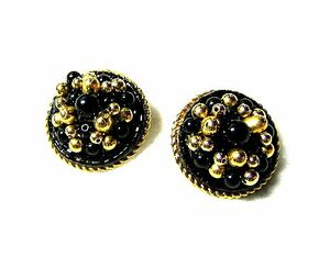 J&R small beads & ball. earrings 2 piece set!