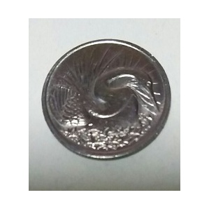 シンガポール◆5セントコイン（硬貨）◆1976年◆美品の画像1