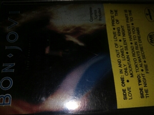 Bon Jovi 7800 Fahrenheit Tape テープ 輸入版 ボン・ジョヴィ