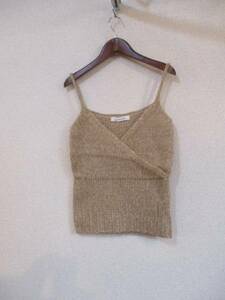 Pinky&Dianne beige knitted camisole (USED)112616