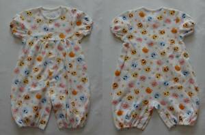  baby clothes two way coverall coveralls coverall size 50~70 oonty k n 1004