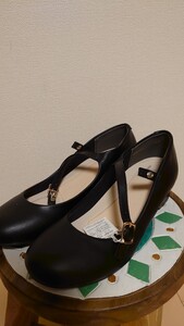 パンプス 〈byあしながおじさん〉ワンストラップパンプス 22.5
