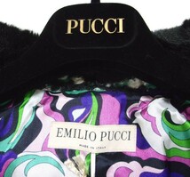 新品★EMILIO PUCCI エミリオプッチ★定価42万★ツイード ショートコート ジャケット★38★ウール★ブラック★送料無料_画像7