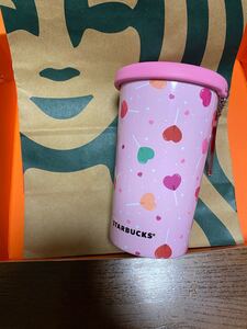 Starbucks 2021シリコンリッドステンレス カップチャームロリポップ355ml