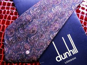 ◇E954Ｒ◇在庫処分SALE●【ｄunhill】ダンヒル【ロゴ入・花】ネクタイ