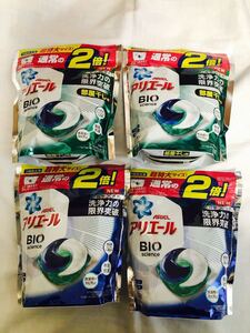 アリエール バイオサイエンス ジェルボール 超特大サイズ つめかえ用32個入×2袋 部屋干し用32個入×2袋
