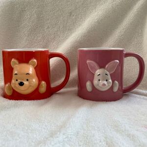 くまのプーさん ピグレット マグカップ 中古 セット