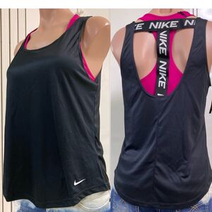 NIKE ナイキレディース トレーニングタンクトップ Dri-FIT Lサイズ トップス スポーツウエア