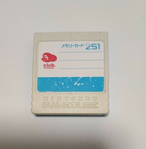 クラブニンテンドー メモリーカード251 ゲームキューブ