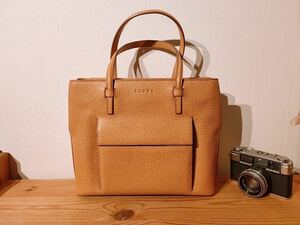 Genuine Beauty [LOEWE] LOEWE Vintage Handbag Leather Yellow Loewe, Women's, Handbag