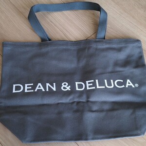DEAN&DELUCA ディーンアンドデルーカ トートバッグ チャコールグレー Lサイズ