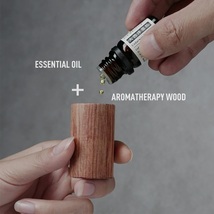 アロマオイル用 木製アロマディフューザー 欅 / ケヤキ★アロマウッド 天然木 直径約3cm_画像8